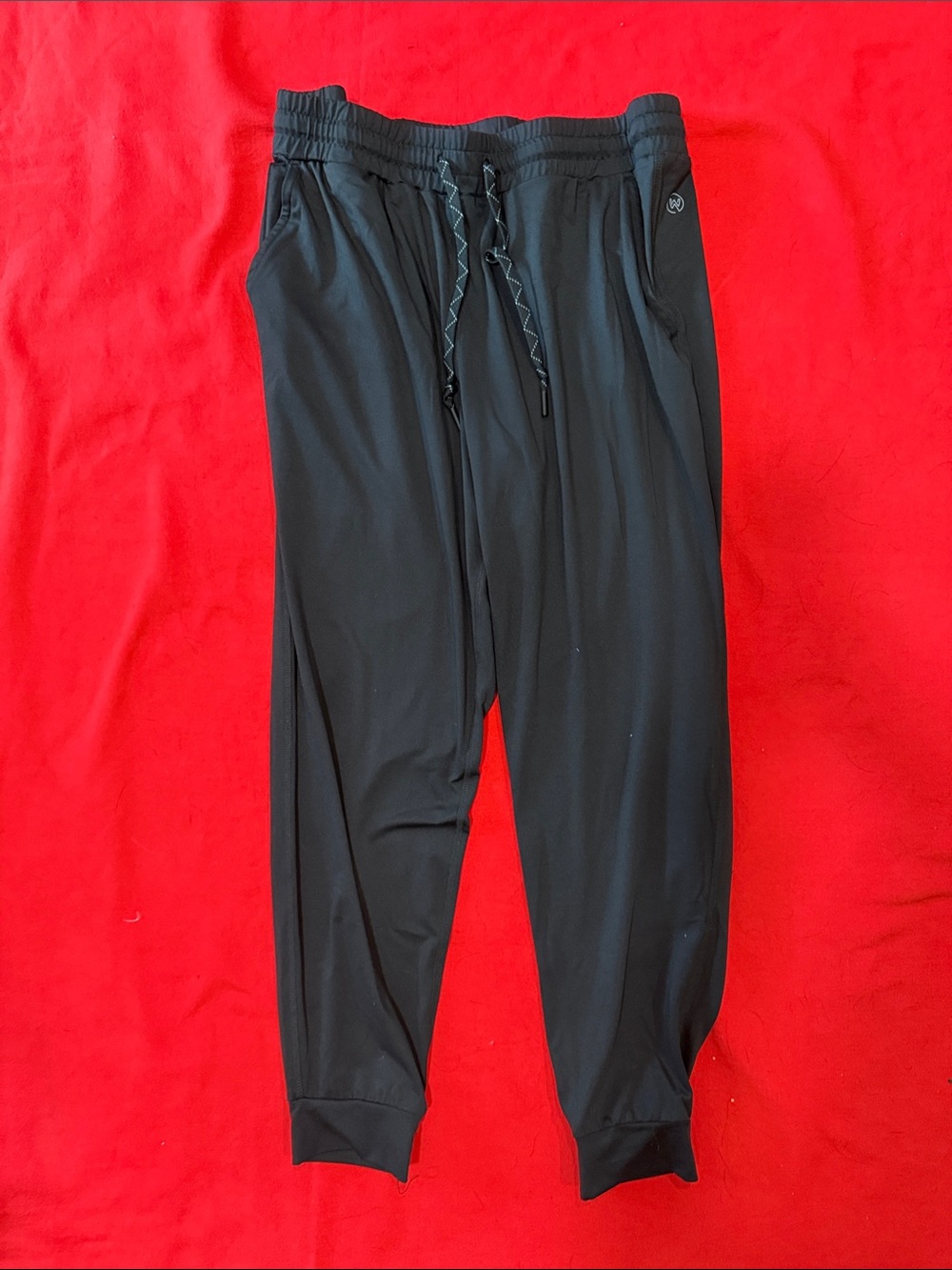 Women's Black Drawstring Jogger Pants